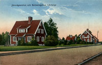 Stationshuset L&ouml;vberga 1920-talet