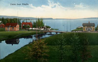 Vy vid utloppet Jeril&aring;n i L&ouml;vberga 1920-talet
