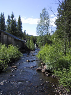 Från bron mot såghuset